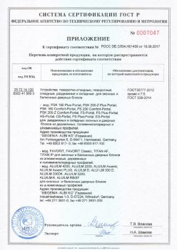 2017.06.19 Курчатов - Приложение к сертификату Устройства поворотные, откидные, Siegenia-Aubi KG. ГОСТ 30777-2012