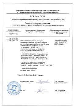 2019.04.04 Курчатов - Приложение к сертификату устройства поворотные, откидные, поворотно-откидные, взломоустойчивые. ГОСТ 30777-2012